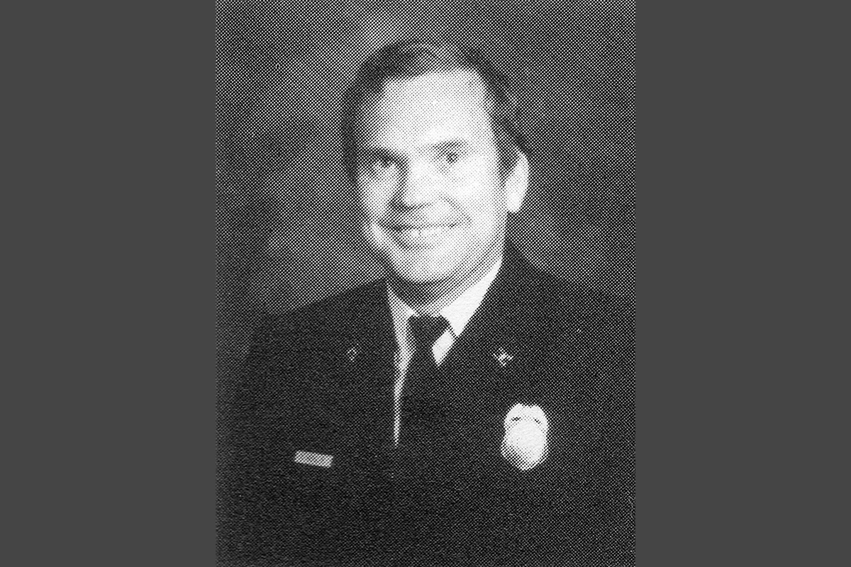 1983 San Diego Fire Department yearbook photo.