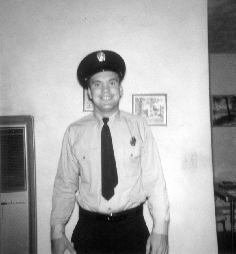 Jim in 1961, shortly after he joined the Fire Department.
