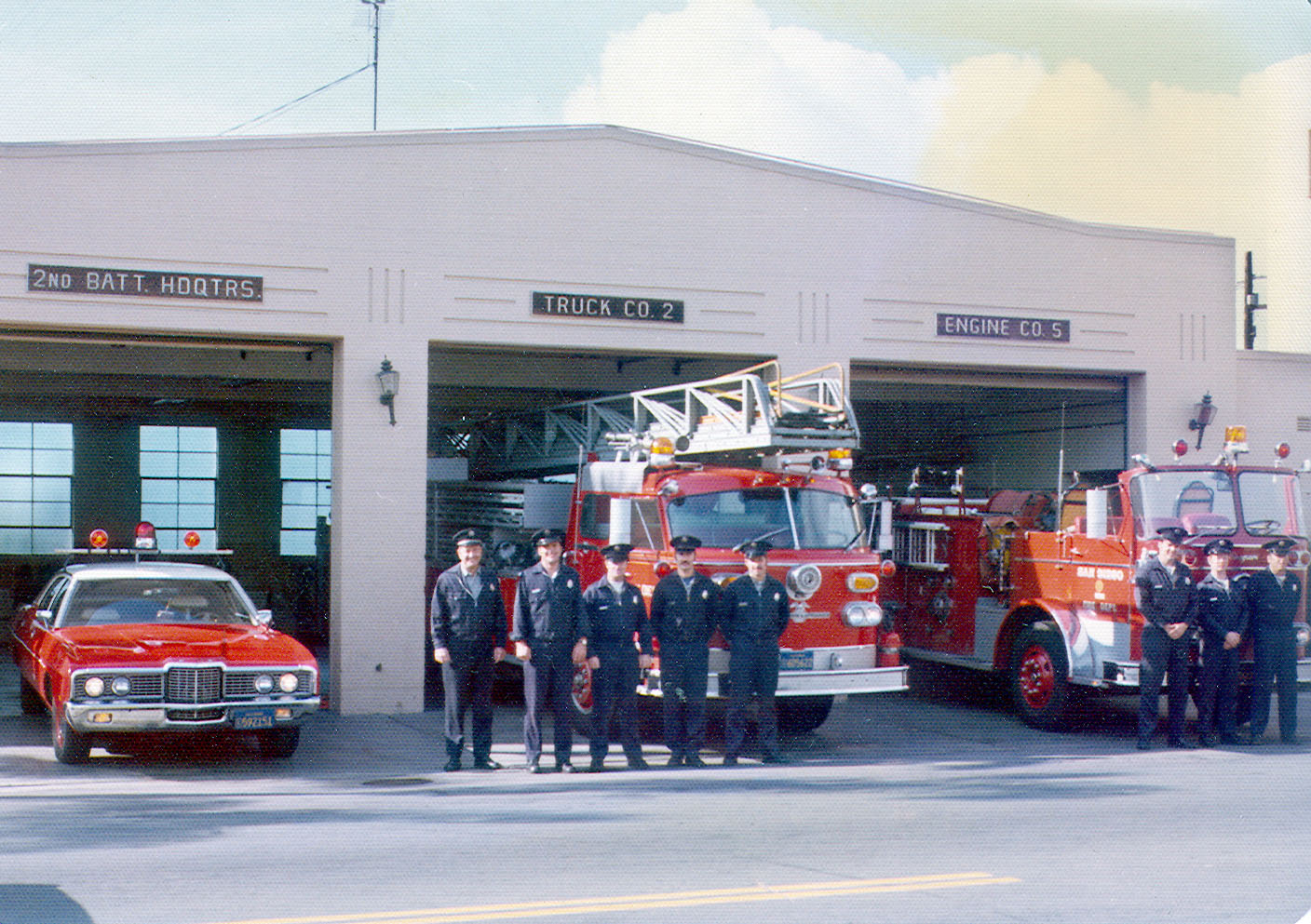 Jim with his crew in the late 1960’s or early 70’s.