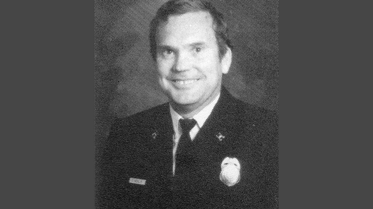 Jim Pfister's 1983 San Diego Fire Department yearbook portrait.
